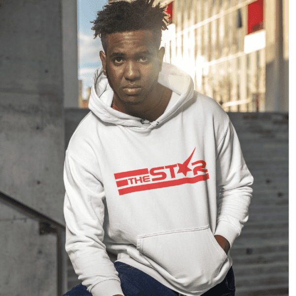 Unisex White Hoodie -  Thestar Africa Apparel