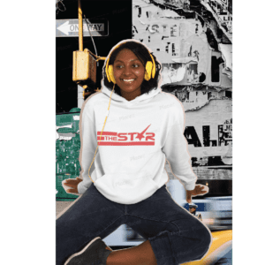 Unisex White Hoodie -  Thestar Africa Apparel