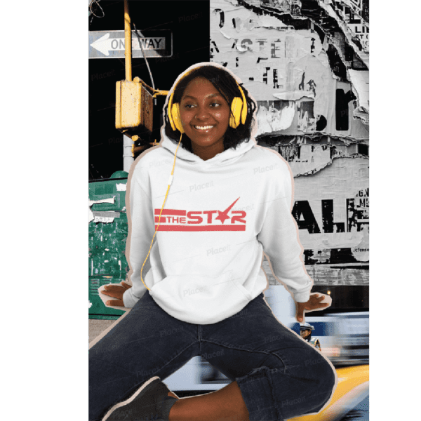 Unisex White Hoodie -  Thestar Africa Apparel