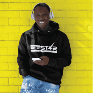Unisex Black Hoodie - Thestar Africa Apparel