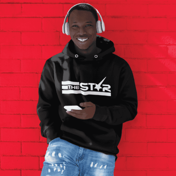 Unisex Black Hoodie - Thestar Africa Apparel