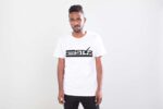 Unisex  White/Black T-Shirt -  Thestar Africa Apparel