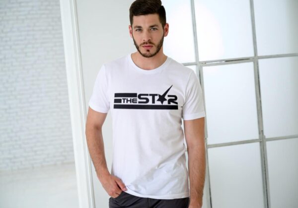 Unisex  White/Black T-Shirt -  Thestar Africa Apparel